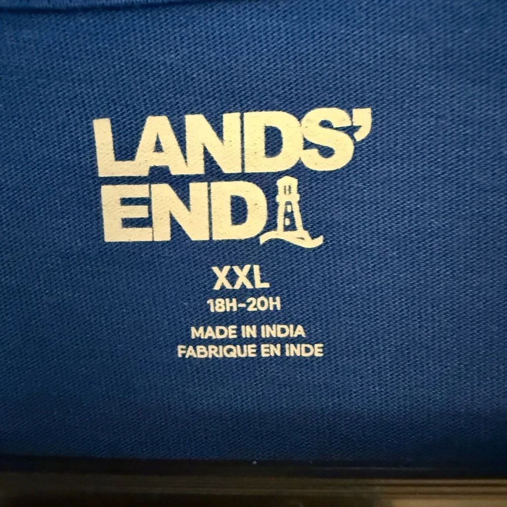 Lands' End Gaming Blue Tee XXL